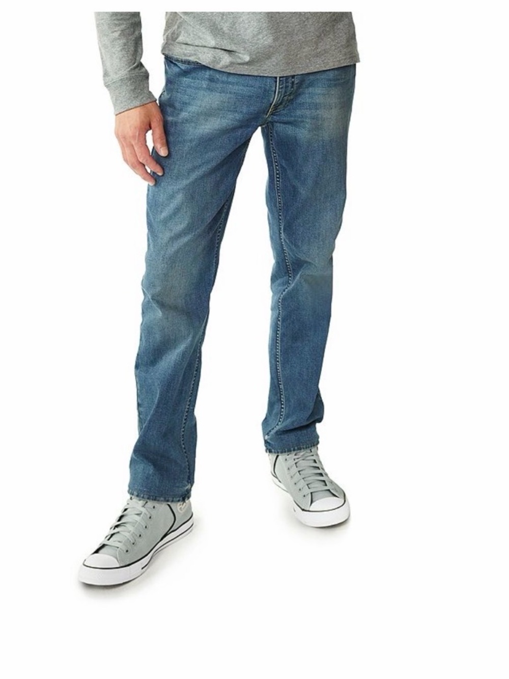 SONOMA Light Blue Men's Straight Flexwear Jeans Size 32x32 - Picture 2 of 5